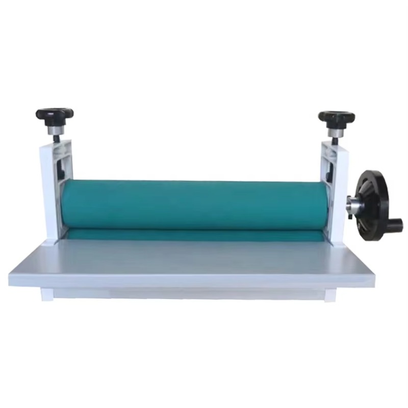 Laminator Cold Roll - Handkaltlaminiergerät mit Aluminiumguss-Silikonwalze, manuelle Laminiermaschine für