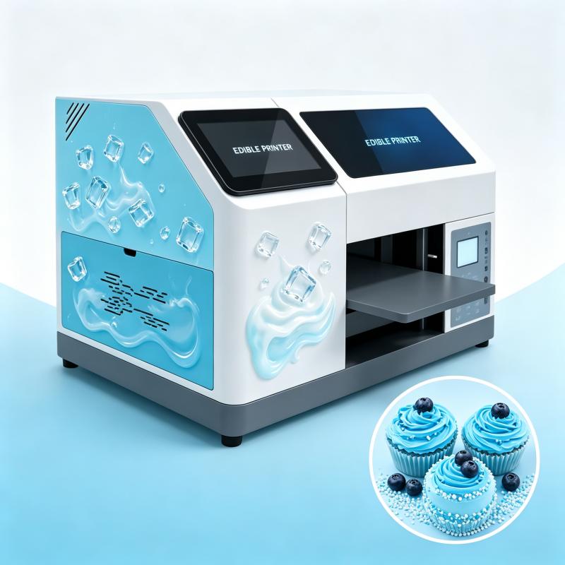 Commercial Printing Ink - Digitale Kuchendruckmaschine mit essbarer Tinte, Vollfarbdruck,