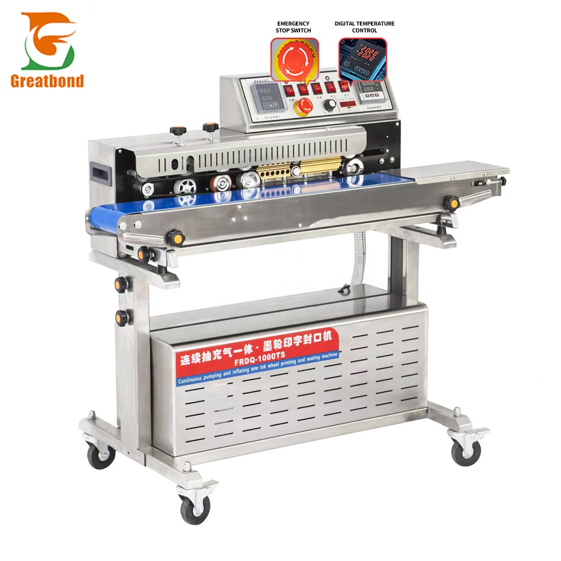 Commercial Printing Ink - Kommerzielle pneumatische Plastikbeutel-Versiegelungsmaschine für Kartoffelchips mit
