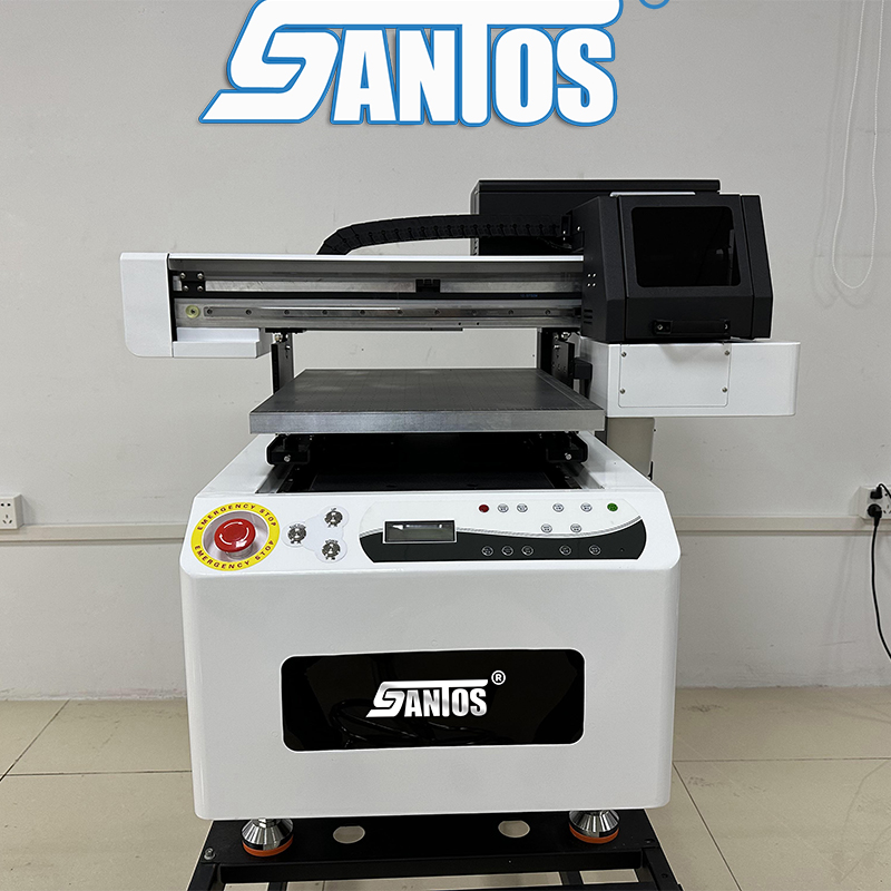 Commercial Print Model - Fabrikpreis, digitaler 40-50-Modell-Flachbett-UV-Drucker, CMYK+W+V, bunter universeller