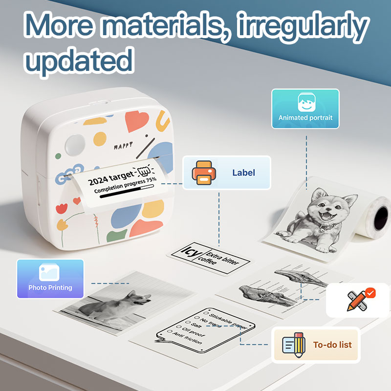 Commercial Photo Printer - DOLEWA D2 Doodle Tragbarer Drucker Thermopapier-Drucker