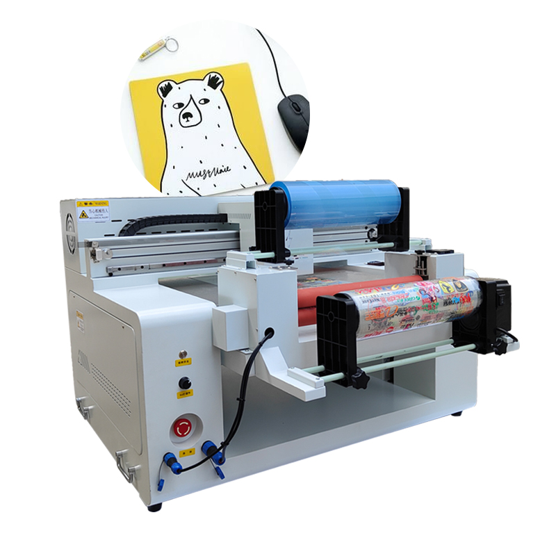 Commercial Print Model - Hochwertige 6050-Modell-UV-DTF-A/B-Filmdruckermaschine, 3D-Rolle zum direkten Filmdruck