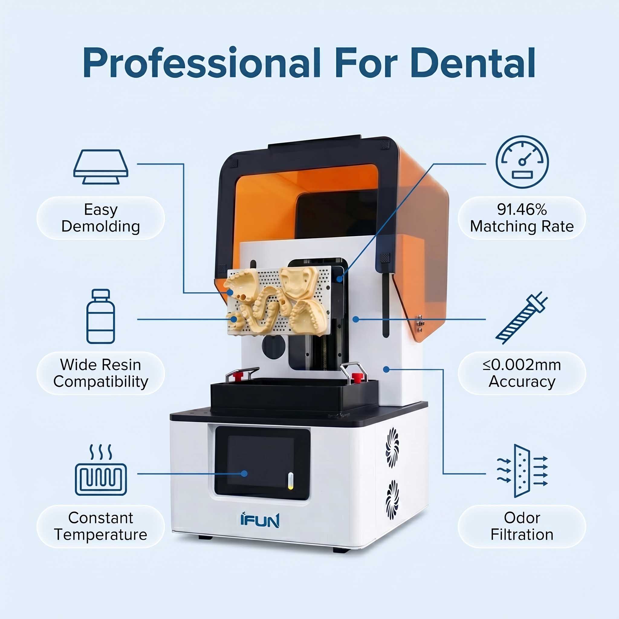 Professioneller Dental-3D-Druc – Commercial Print Model Bewertung und Preis