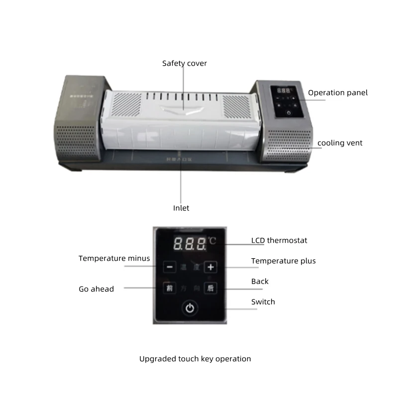 Neue DC-3302B A3 Kaltbrötchen- – Laminator Cold Roll Bewertung und Preis