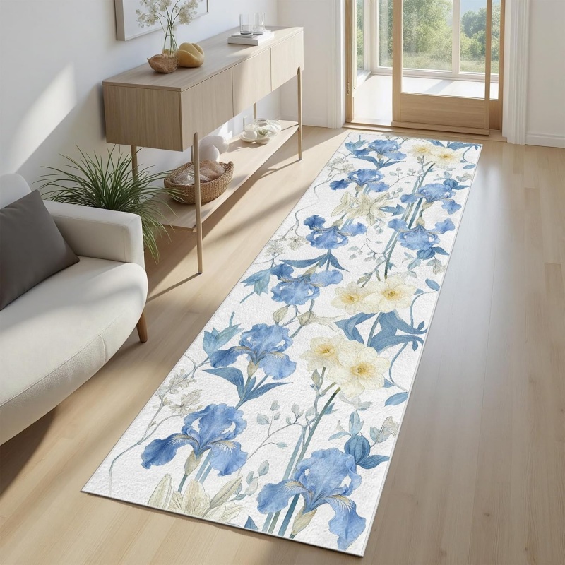 Aquarell-Blau-Iris-Blumen-Läuf – Hall Commercial Printing Bewertung und Preis
