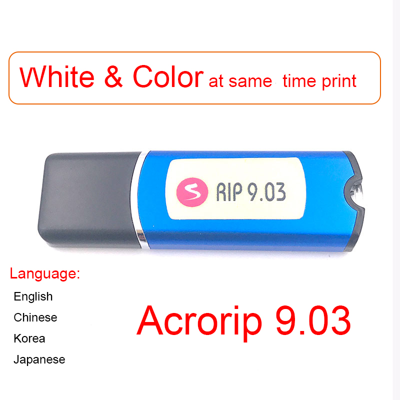 Flachbett-UV-Drucker Tintenstr – Color Rip Software Dongle Bewertung und Preis